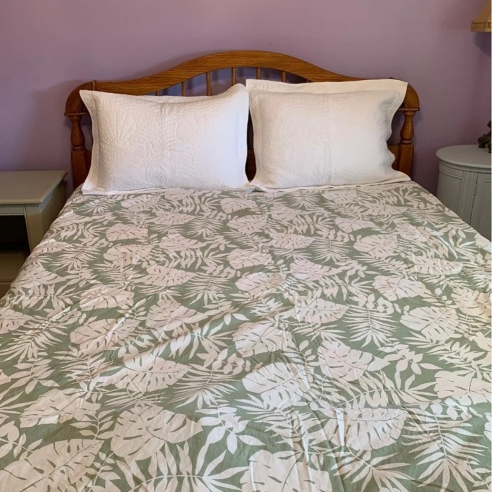 Michael Kors Green Floral duvet cover